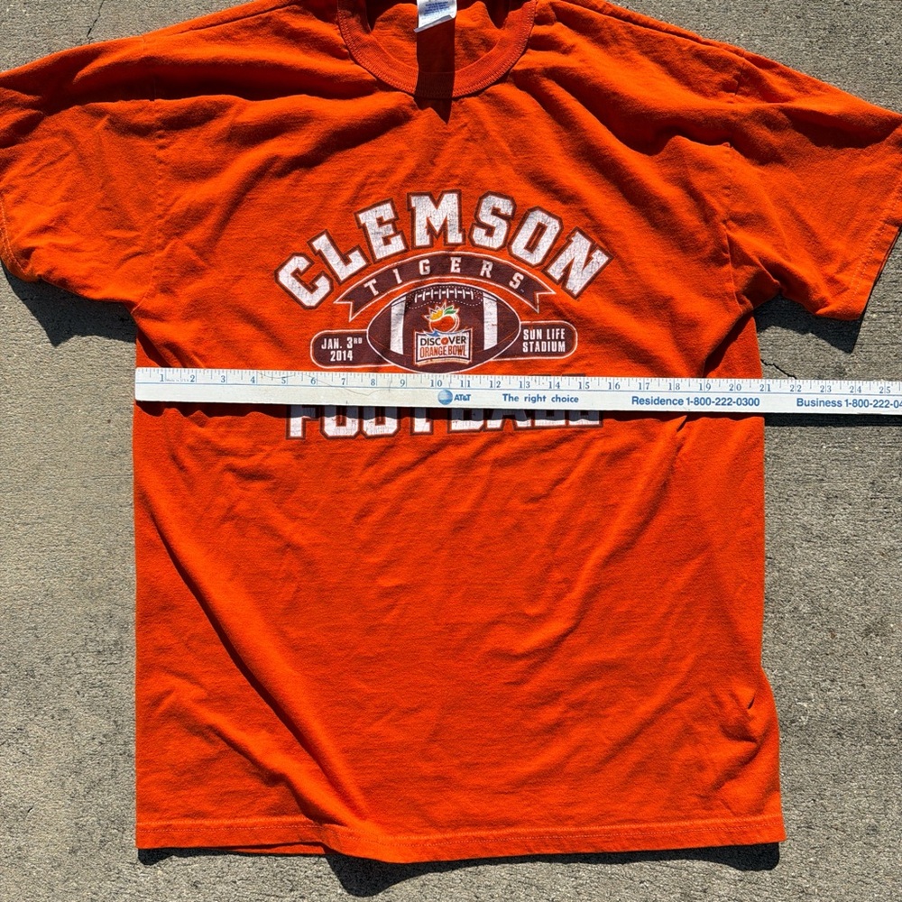 Clemson Tigers Orange Football T-Shirt 2014 - Picture 4 of 5